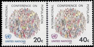 UN New York # 417-418 1984 Mint NH Set of 2