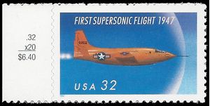 #3173 32c 50th Anniversary First Supersonic Flight 1997 Mint NH