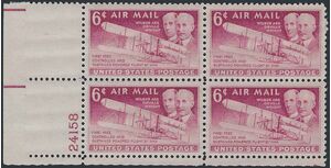 Scott C 45 6c US Air Mail Wilbur and Orville Wright PB/4 1949 Mint NH