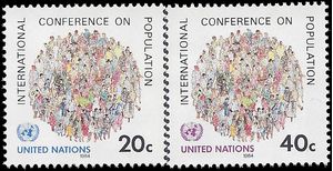 UN New York # 417-418 1984 Mint NH Set of 2