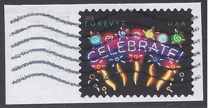 #4502 (44c Forever)  Neon Celebrate! 2011 Used