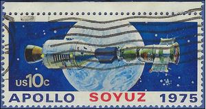 #1569 10c Apollo Soyuz Space Project 1975 Used