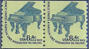 #1615c 8.4c Steinway Grand Piano Coil Pair 1978 Mint NH