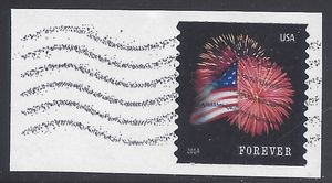 #4868 (49c Forever) Star Spangled Banner Coil Single Used