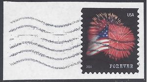 #4855 (49c Forever) Star Spangled Banner Booklet Single 2014 Used