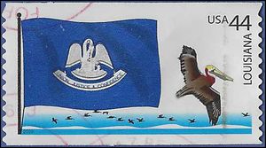 #4294 44c Flags of our Nation-Louisiana Coil Single 2009 Used