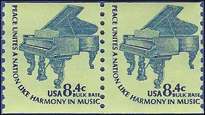 #1615c 8.4c Steinway Grand Piano Coil Pair 1978 Mint NH