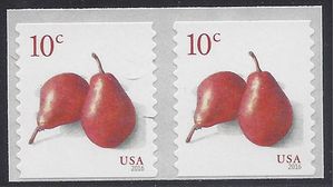 #5039 10c Pears Coil Pair 2016 Mint NH