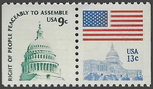 #1590/1623d U.S. Capitol Booklet Pair 1977 Mint NH