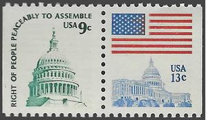 #1590/1623d U.S. Capitol Booklet Pair 1977 Mint NH