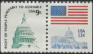 #1590/1623d U.S. Capitol Booklet Pair 1977 Mint NH