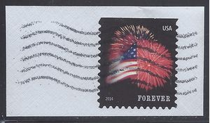 #4855 (49c Forever) Star Spangled Banner Booklet Single 2014 Used