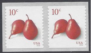 #5039 10c Pears Coil Pair 2016 Mint NH