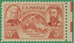 # 964 3c 100th Anniversary Oregon Territory 1948 Mint NH