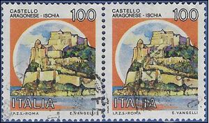 Italy #1415 1980 Used Attached Pair