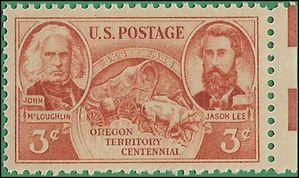 # 964 3c 100th Anniversary Oregon Territory 1948 Mint NH