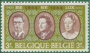 Belgium # 616 1964 Used Toned Back