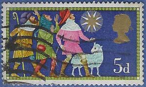 Great Britain # 606 1969 Used Crease