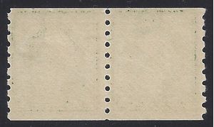 # 412 1c George Washington Coil Pair 1912 Mint NH