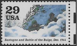 #2838j 29c World War II Bastogne and Battle of the Bulge 1994 Mint NH