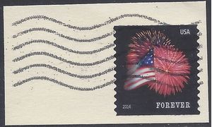 #4868 (49c Forever) Star Spangled Banner Coil Single Used