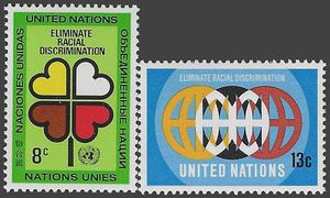 UN New York # 220-221 1971 Mint LH Set of 2