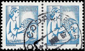 Brazil #1457 1976 Used Pair