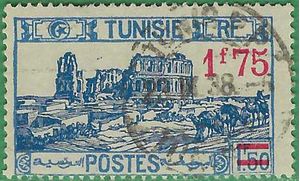 Tunisia # 144 1937 Used