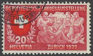 Switzerland # 254 1939 Used