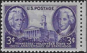 # 941 3c 150th Anniversary Tennessee Statehood 1946 Mint NH