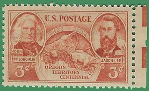 # 964 3c 100th Anniversary Oregon Territory 1948 Mint NH