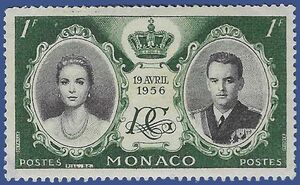 Monaco # 366 1956 Mint H