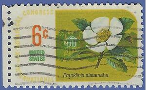 #1379 6c Botanical Congress Franklinia Alatamaha 1969 Used