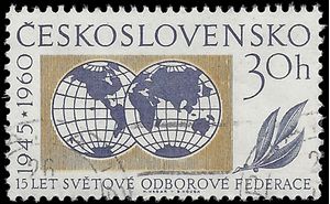 Czechoslovakia #1006 1960 Used
