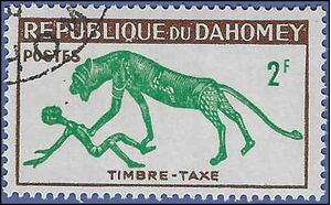 Dahomey #J30 1963 CTO