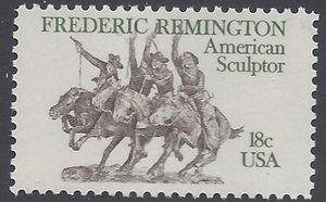 #1934 18c Frederic Remington-American Sculptor 1981 Mint NH