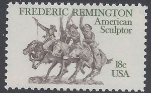 #1934 18c Frederic Remington-American Sculptor 1981 Mint NH