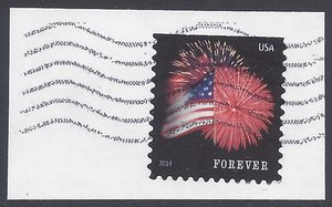 #4855 (49c Forever) Star Spangled Banner Booklet Single 2014 Used