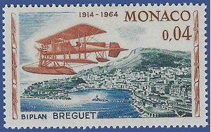 Monaco # 568 1964 Mint H