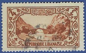 Lebanon #125 1930  Used