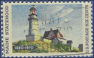 #1391 6c 150th Anniversary Maine Statehood 1970 Used