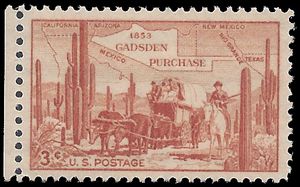 #1028 3c Gadsden Purchase Centenary 1953 Mint NH