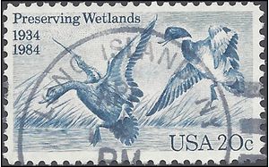 #2092 20c Waterfowl Preservation 1984 Used