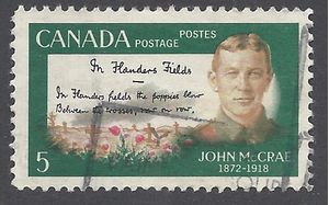 Canada # 487 1968 Used