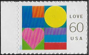 #3658 60c Love 2002 Mint NH