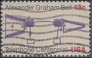 #1683 13c Telephone Centennial 1976 Used