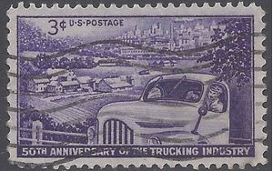 #1025 3c Trucking Industry 1953 Used