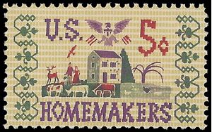 #1253 5c American Homemakers 1964 Mint NH
