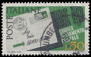 Italy # 967 1968 Used