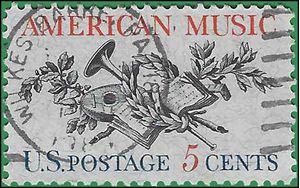 #1252 5c American Music Society 1964 Used  CDS